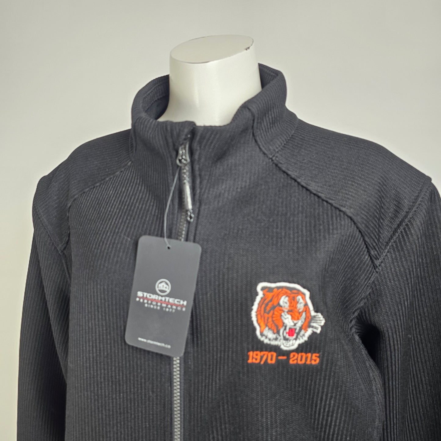 Medicine Hat Tigers Stormtech Performance Black Zip Up Jacket Size XL