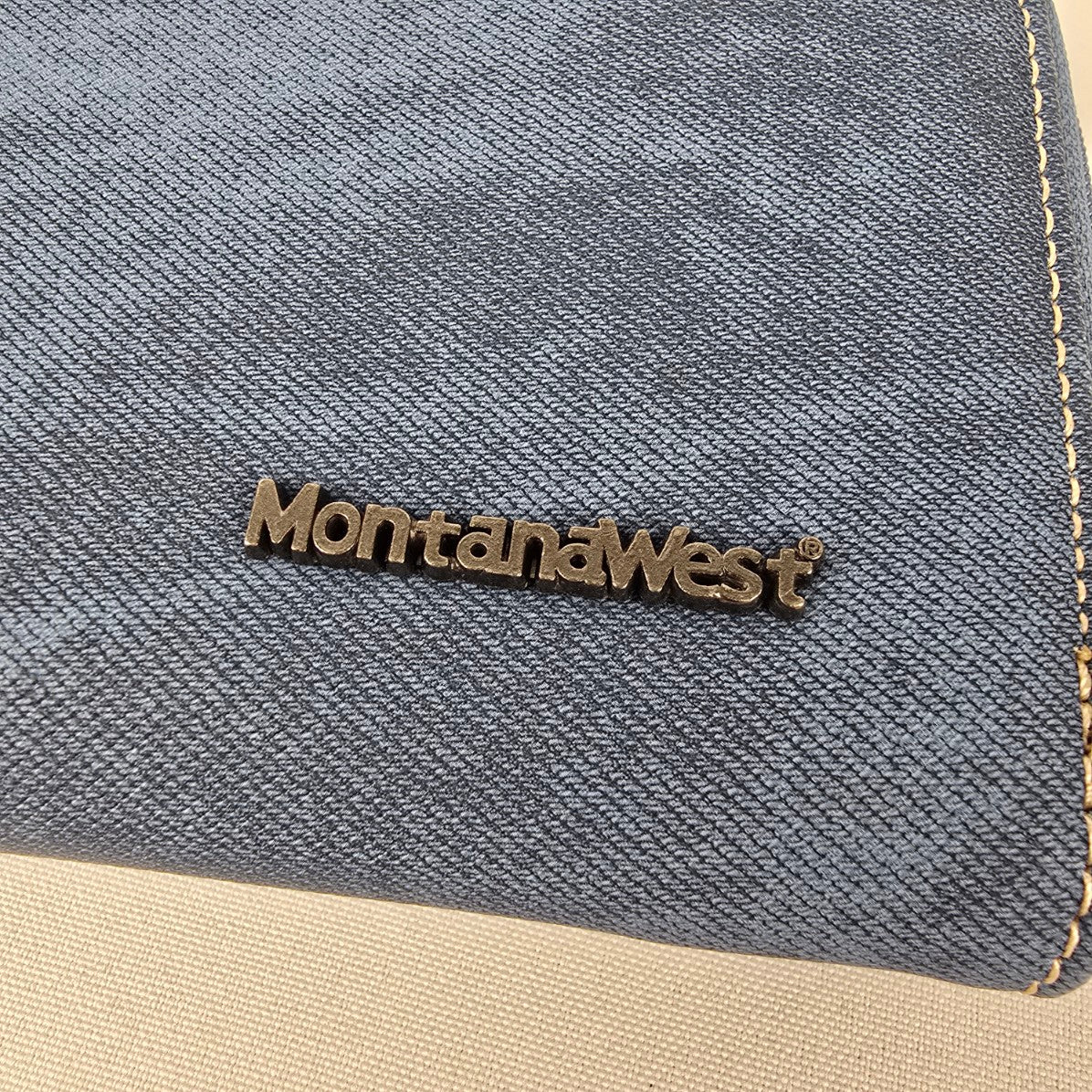 Montana West Blue & Brown Wallet
