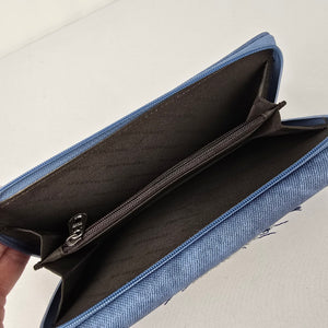 Montana West Blue & Brown Wallet