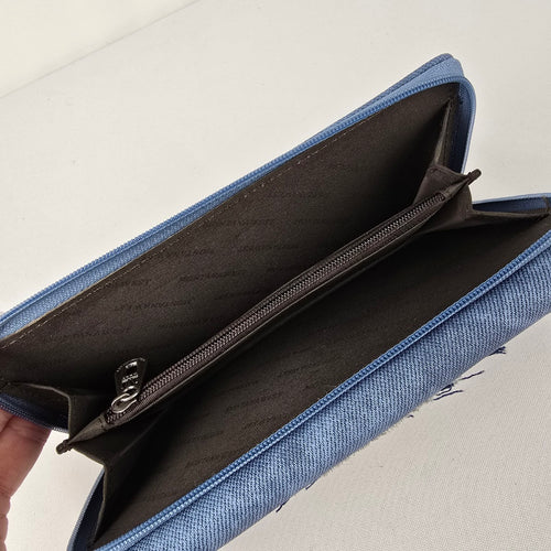 Montana West Blue & Brown Wallet