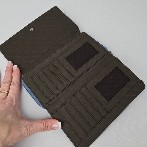 Montana West Blue & Brown Wallet