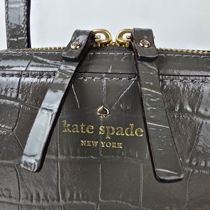 Kate Spade New York Gray Riverside Street Exotic Small Felix Satchel Purse