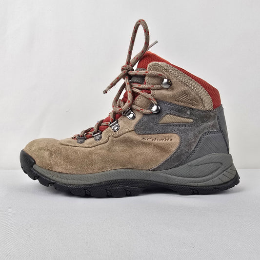 Columbia Brown & Grey Newton Ridge Plus Waterproof Hiking Boot Size 7.5