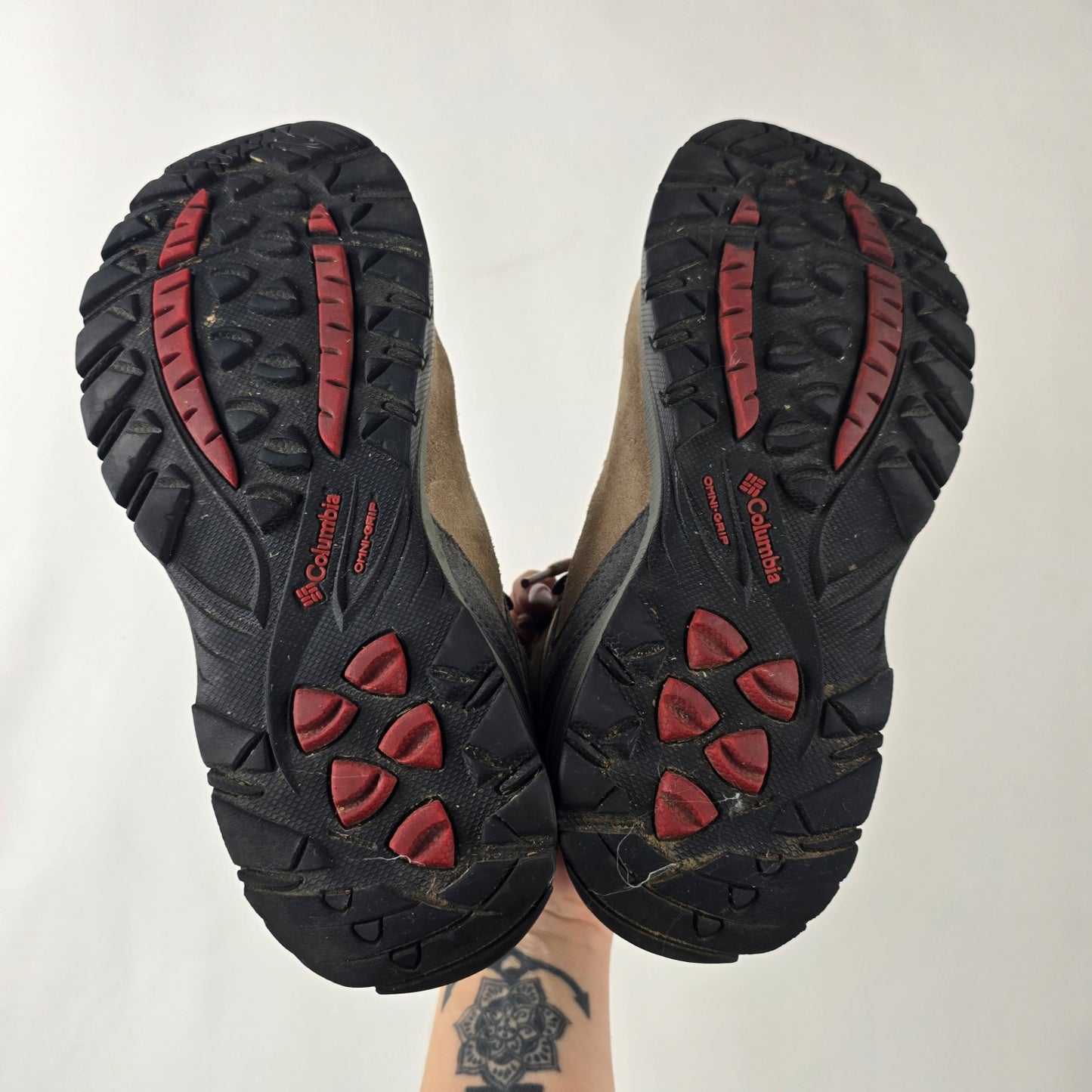 Columbia Brown & Grey Newton Ridge Plus Waterproof Hiking Boot Size 7.5