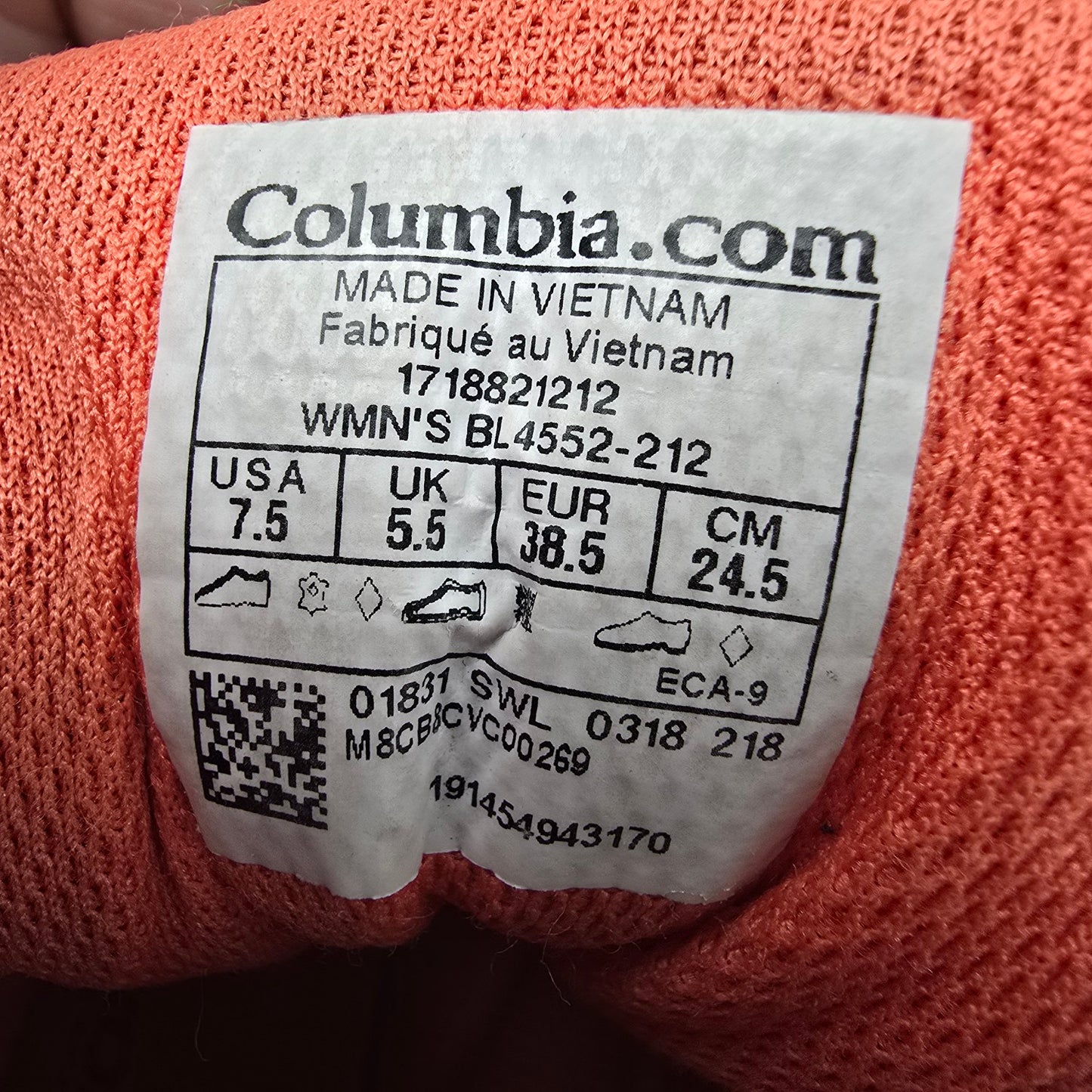 Columbia Brown & Grey Newton Ridge Plus Waterproof Hiking Boot Size 7.5