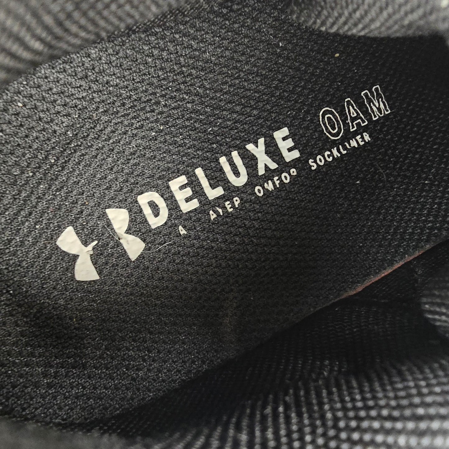 Under Armour Black Lace Up Running Shoes Size 6.5