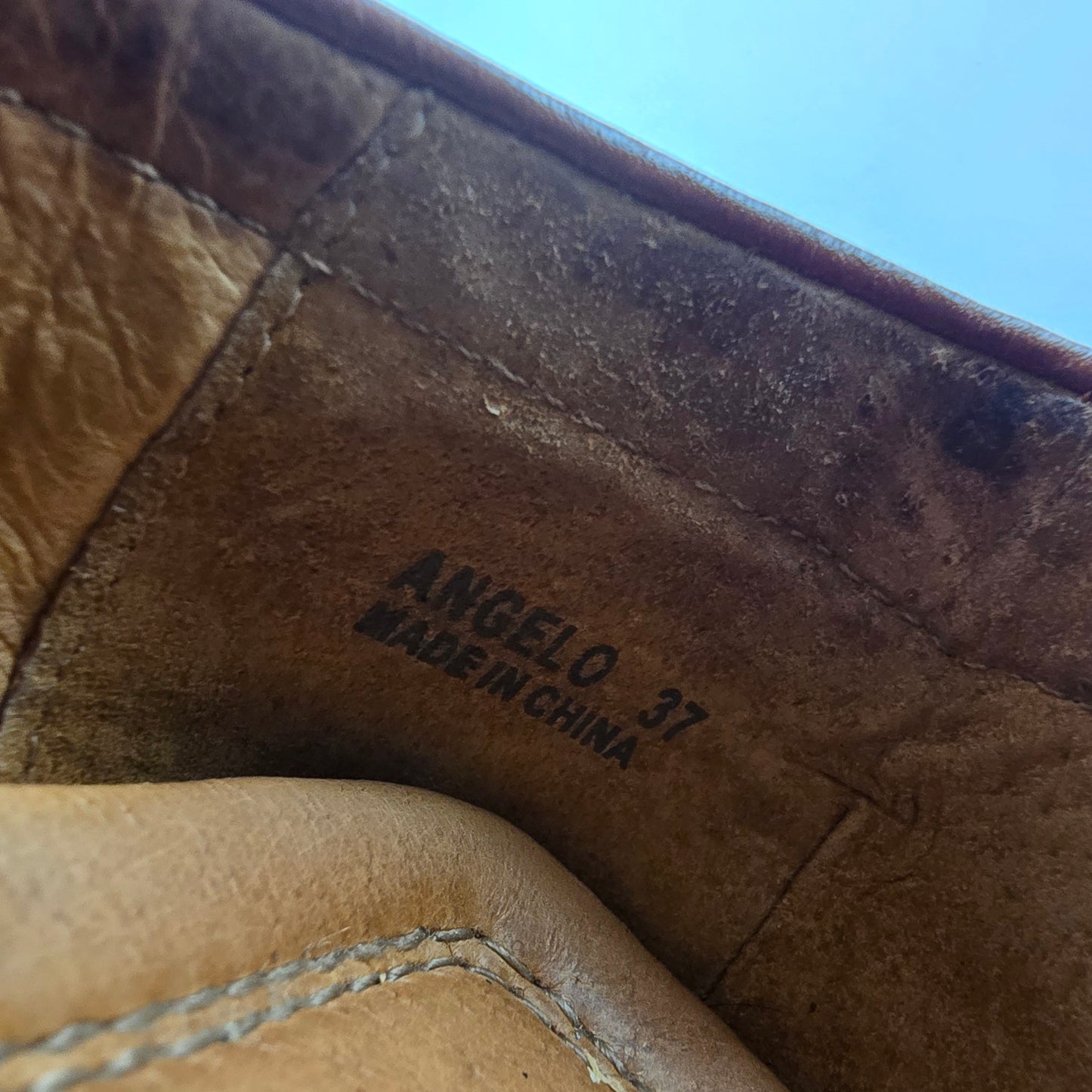 Locale Black Calf Hair Leather Ballet Flats Size 7