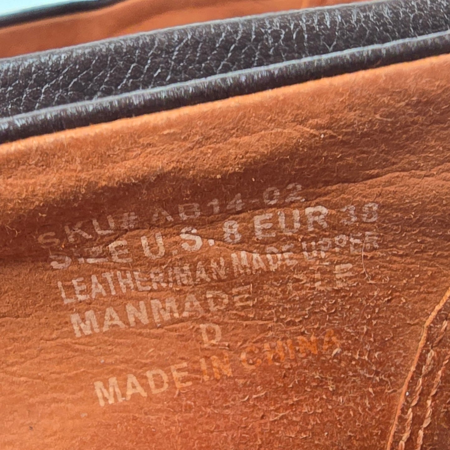 Tsubo Brown Leather Wedge Mary Jane Shoes Size 8