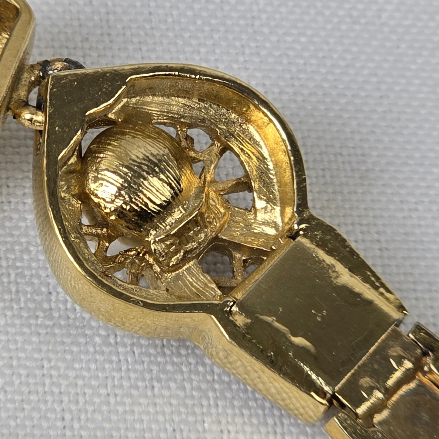 Vintage Butler White Glass Pearl Long Layered Necklace