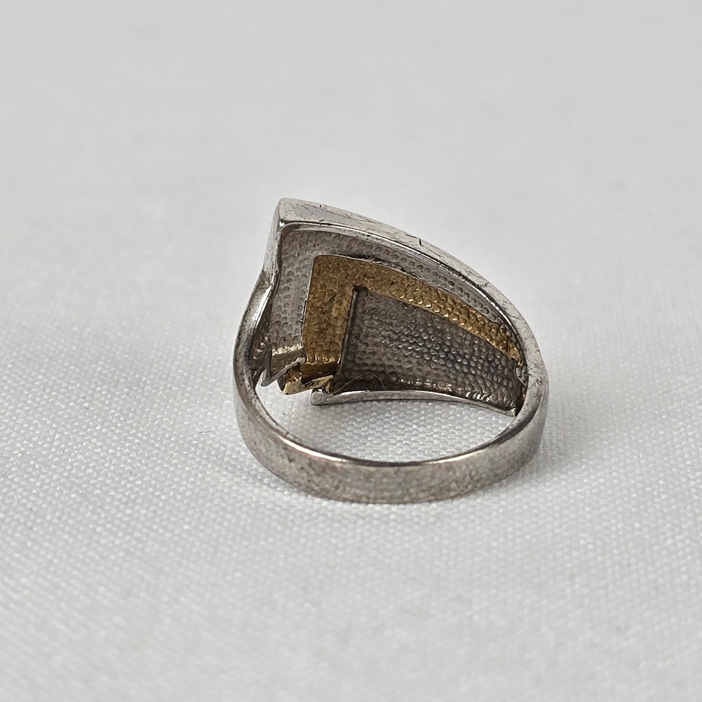 Vintage 925 1/5 10k Gold Ring Size 6.5