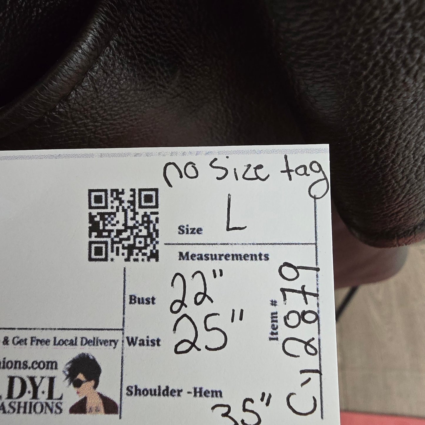 Vintage Leather & Mink Reversible Jacket M/L