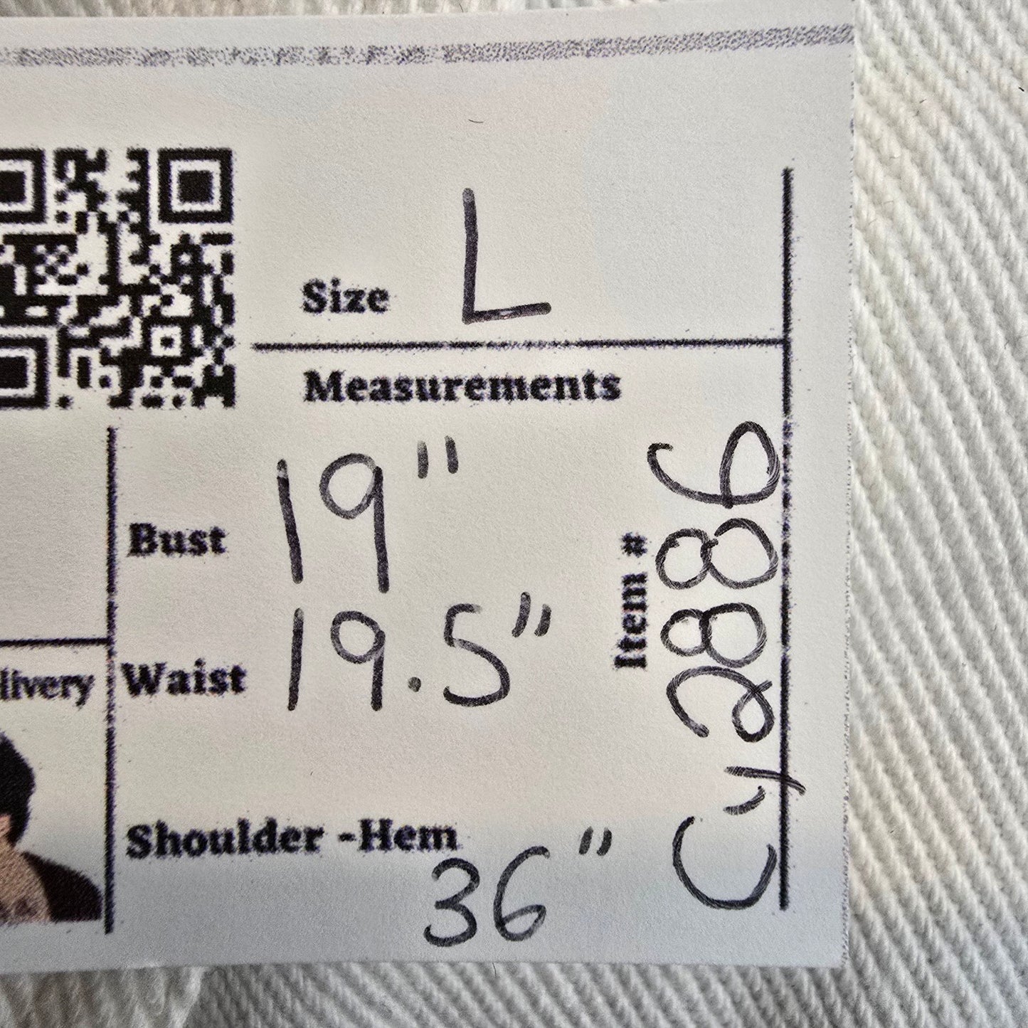 Bluivy White Cotton Denim Long Button Up Vest Dress Size L