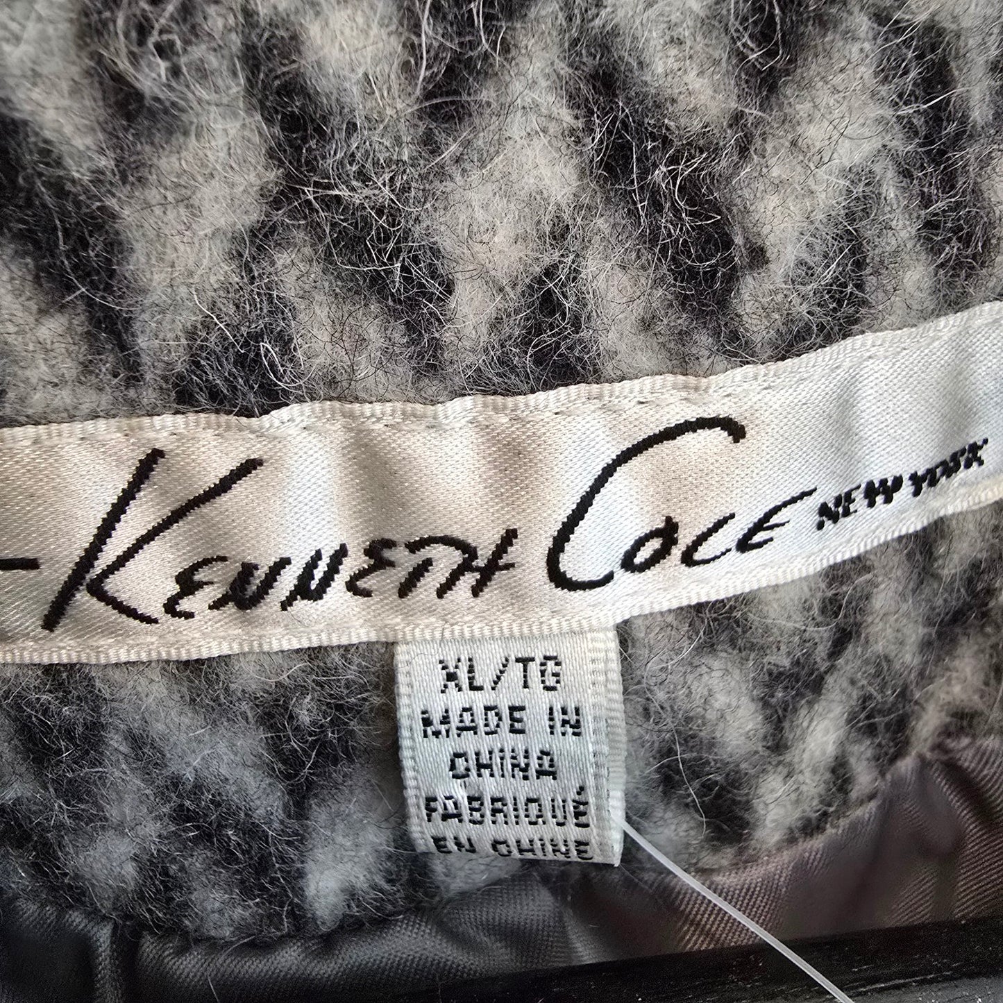 Kenneth Cole Grey Wool Pea Coat Size XL