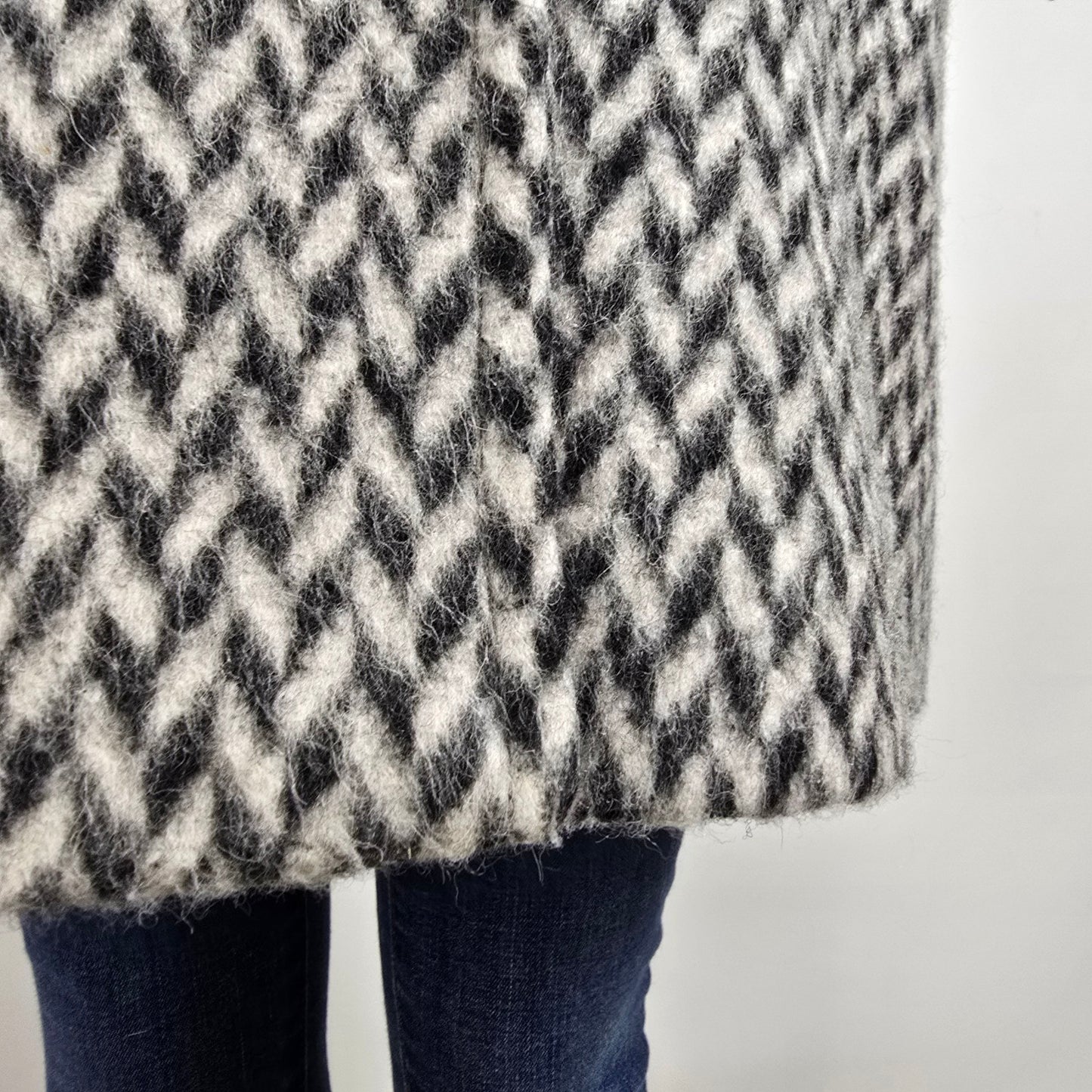 Kenneth Cole Grey Wool Pea Coat Size XL