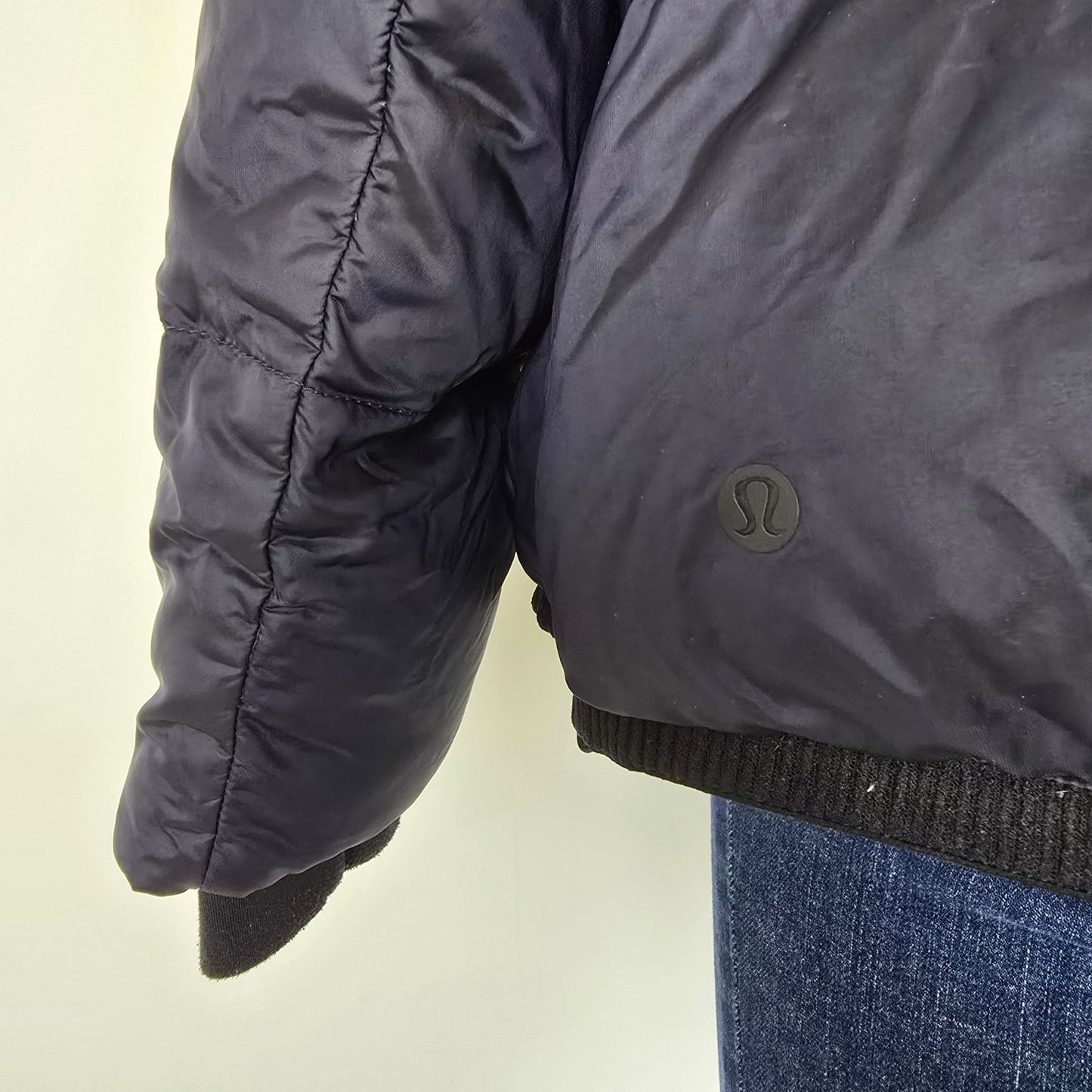 Lululemon Cloudscape Navy Puffer Jacket Size 10