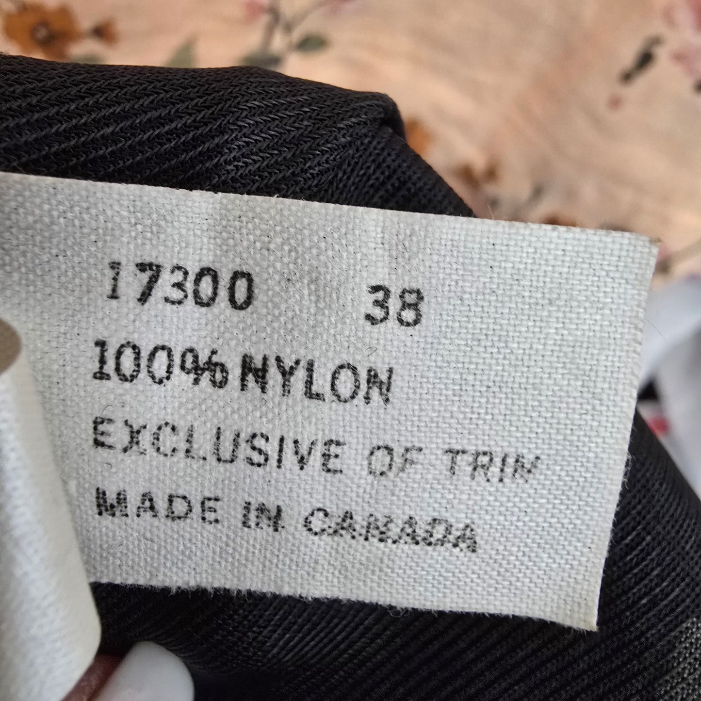 Vintage Eaton Vanity Fair Black Lingerie Top Size S/M