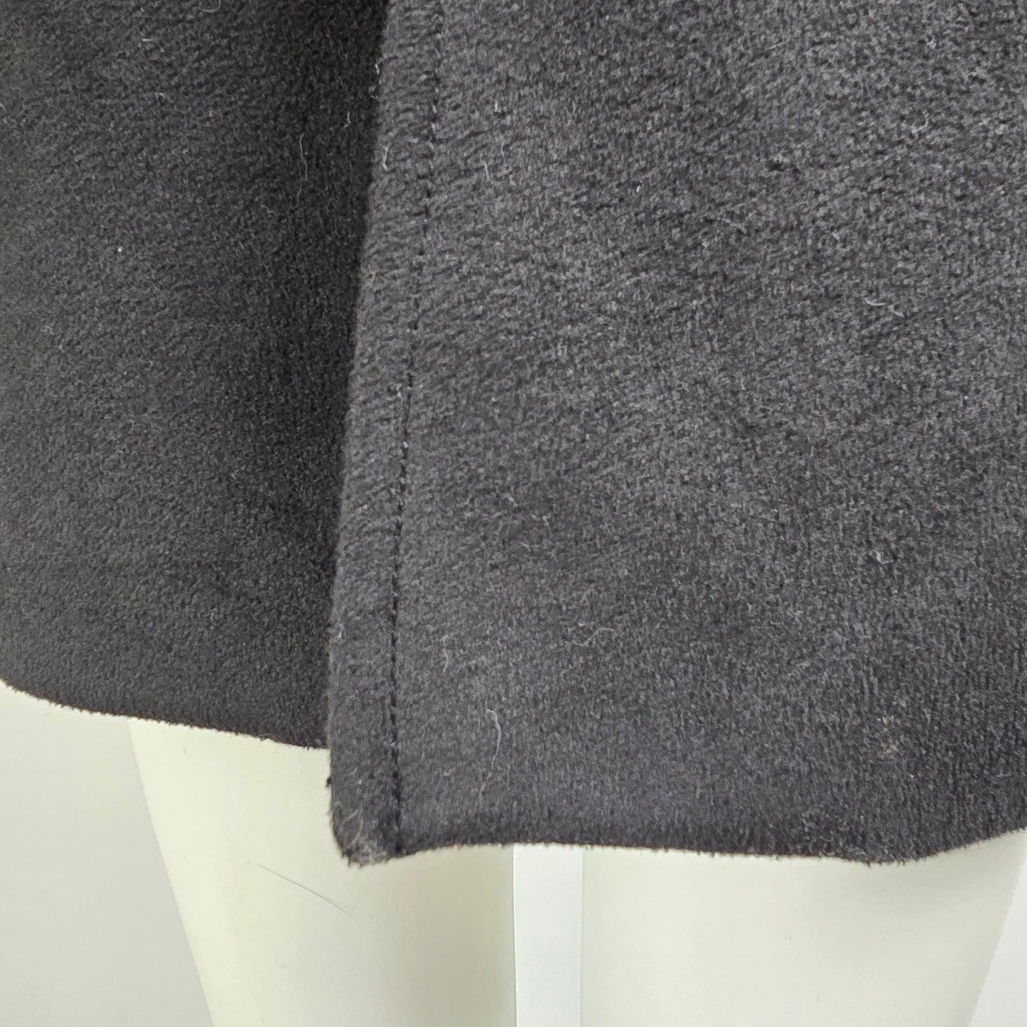 Renoma Paris Black Button Up Pea Coat Size M