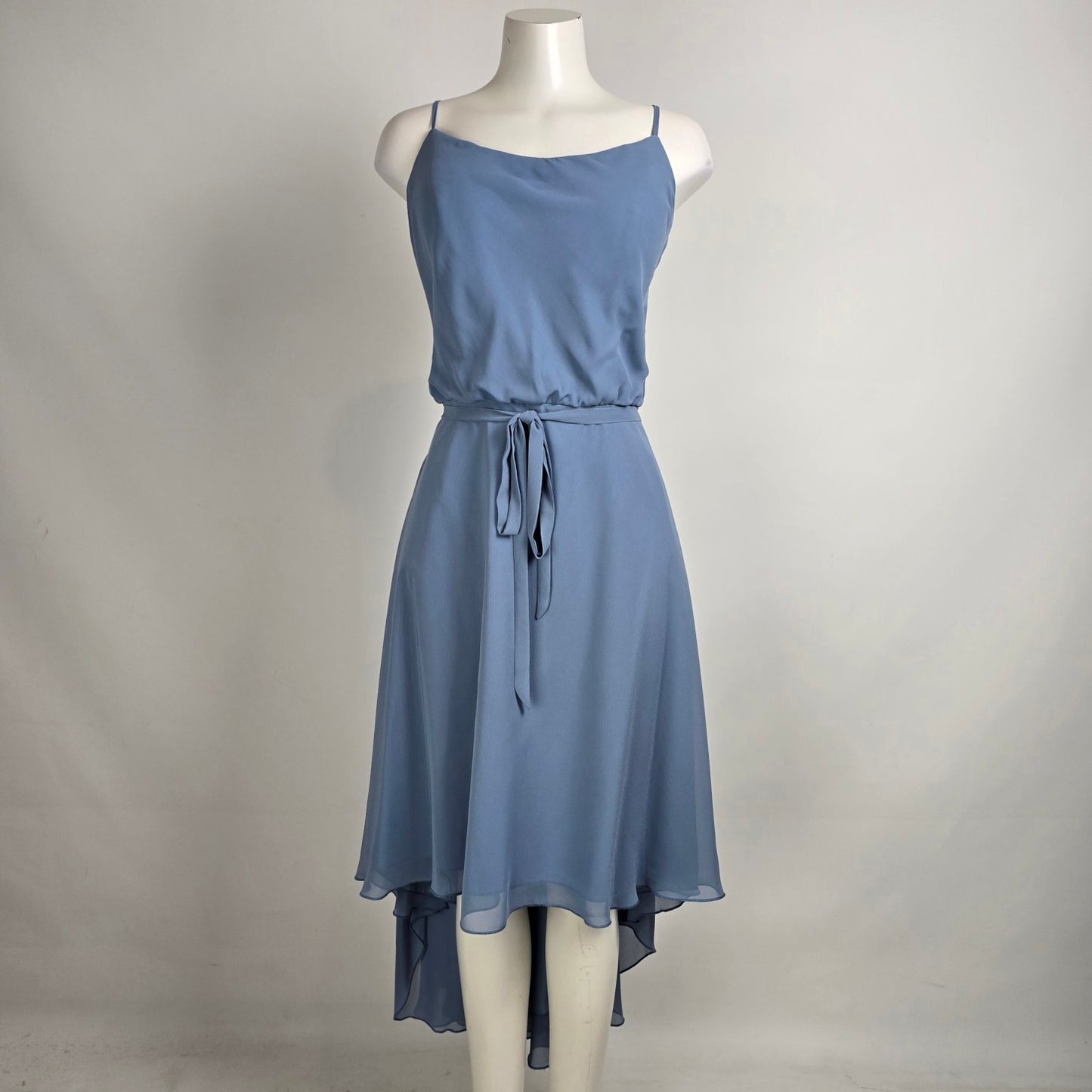 Mori Lee Blue High Low Bridesmaids Dress Size 18