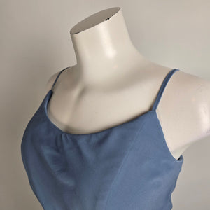 Mori Lee Blue High Low Bridesmaids Dress Size 18