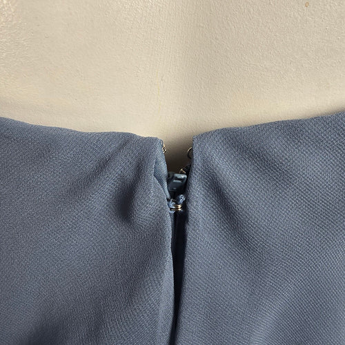 Mori Lee Blue High Low Bridesmaids Dress Size 18
