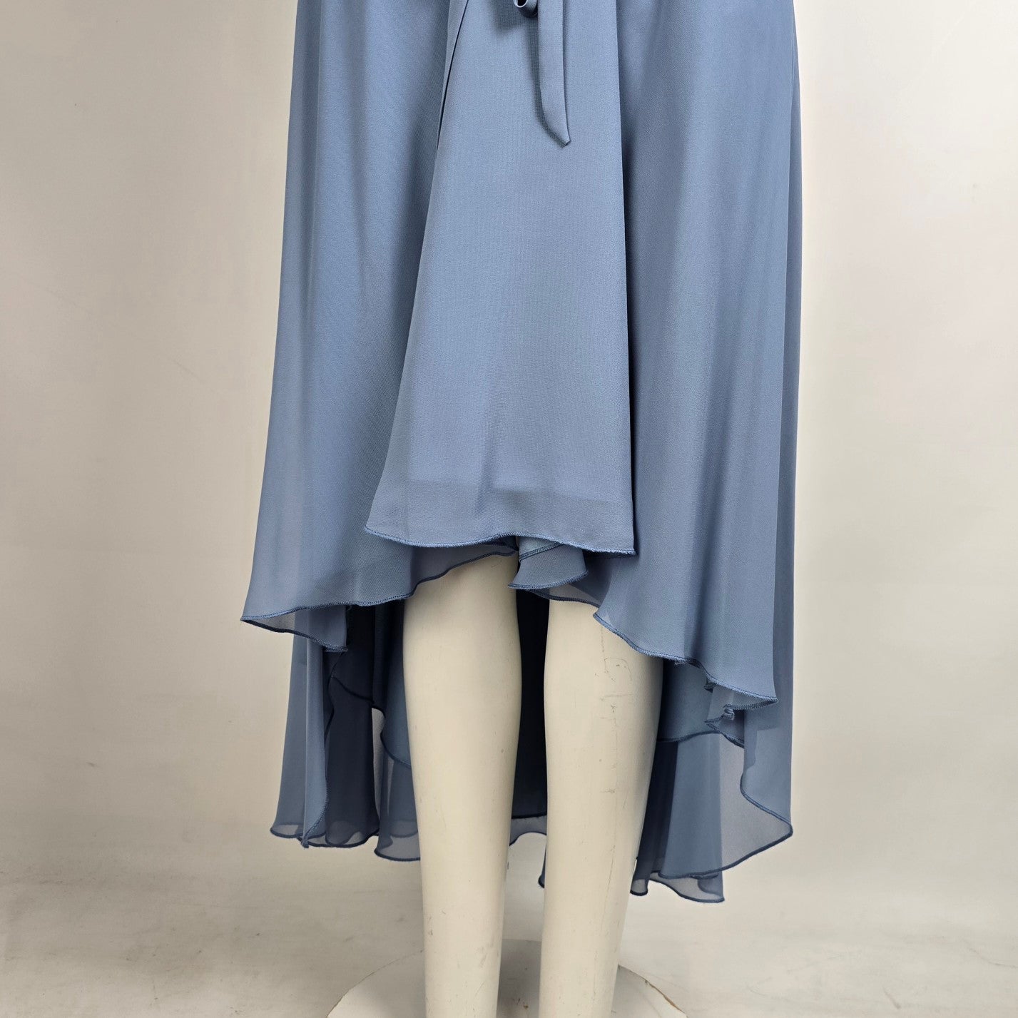 Mori Lee Blue High Low Bridesmaids Dress Size 18