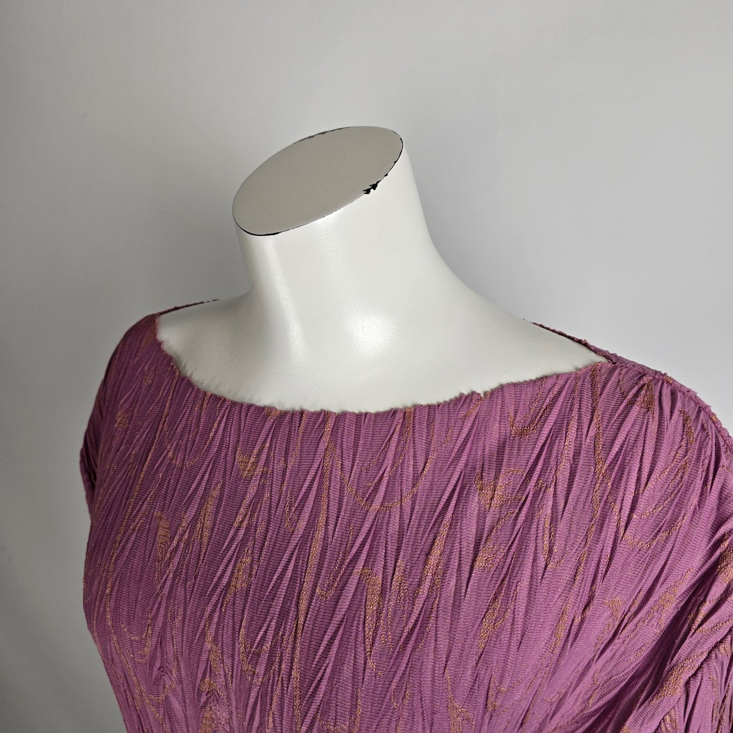 Zara Pink Pleated Midi Dress Size M