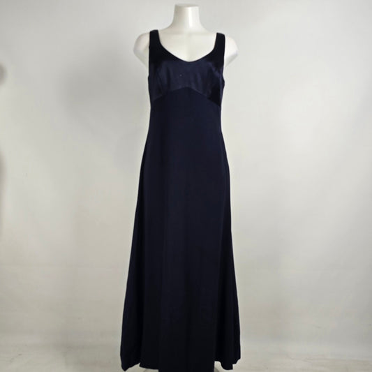Vintage Bridal by Lori Ann Navy Event Dress Size 12