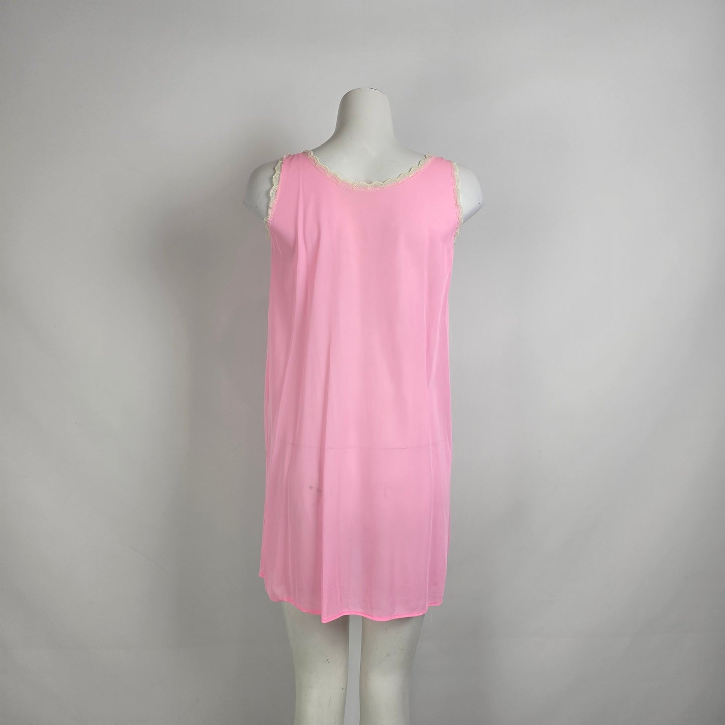 Vintage Pink Night Gown & House Coat Set Size S