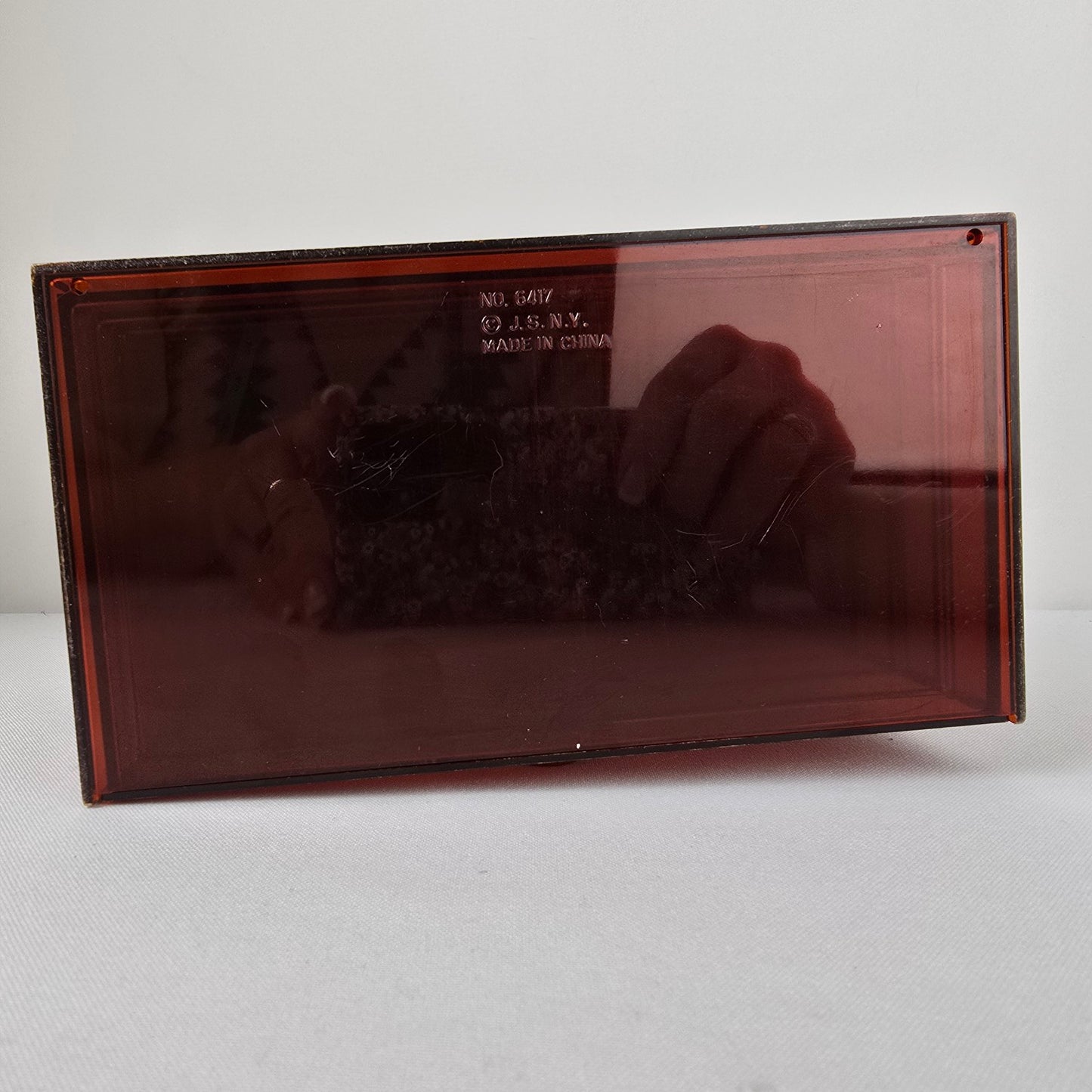 Vintage Brown Makeup Drawer Storage Box