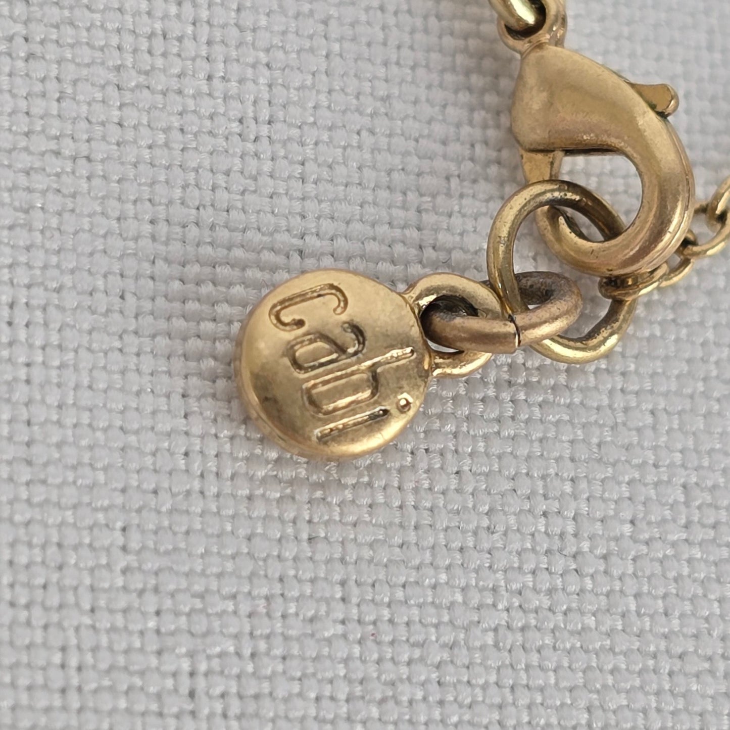 Cabi Gold Abalone Delicate Pendant Necklace