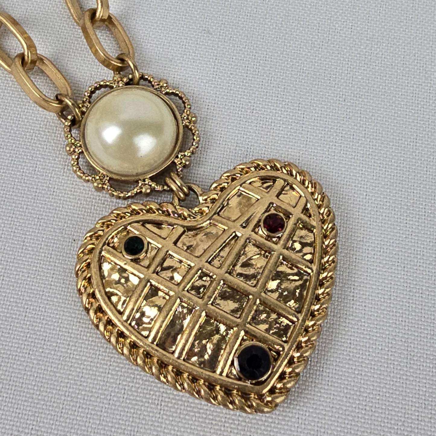 Cabi Gold CZ Heart of Gold Necklace