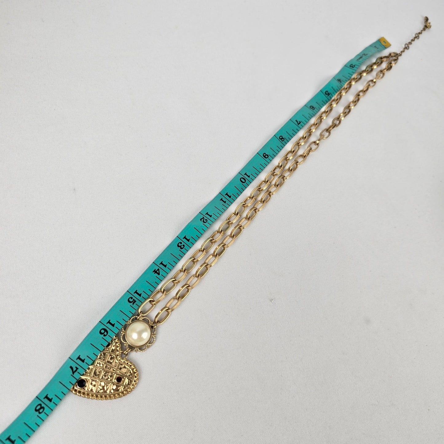 Cabi Gold CZ Heart of Gold Necklace