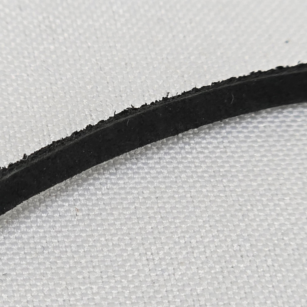 Bauxo Black Leather Pendant Choker Necklace