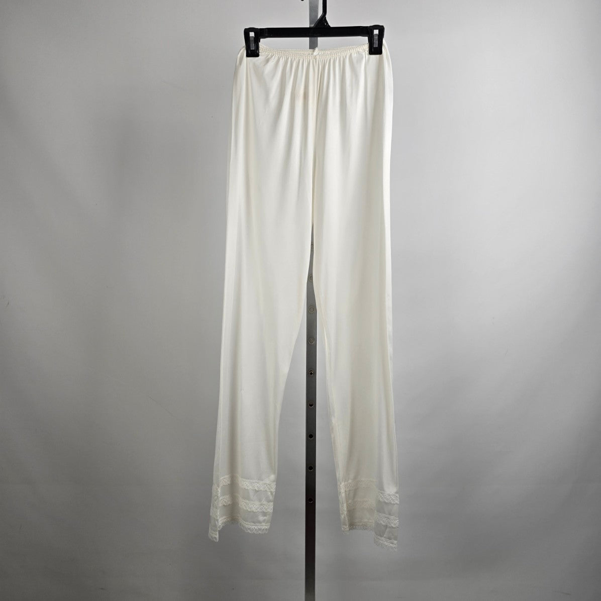 Vintage Sears White Lace Bottom Lingerie Pants Size S/M