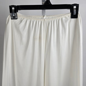 Vintage Sears White Lace Bottom Lingerie Pants Size S/M
