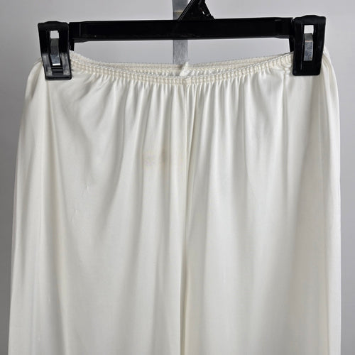 Vintage Sears White Lace Bottom Lingerie Pants Size S/M