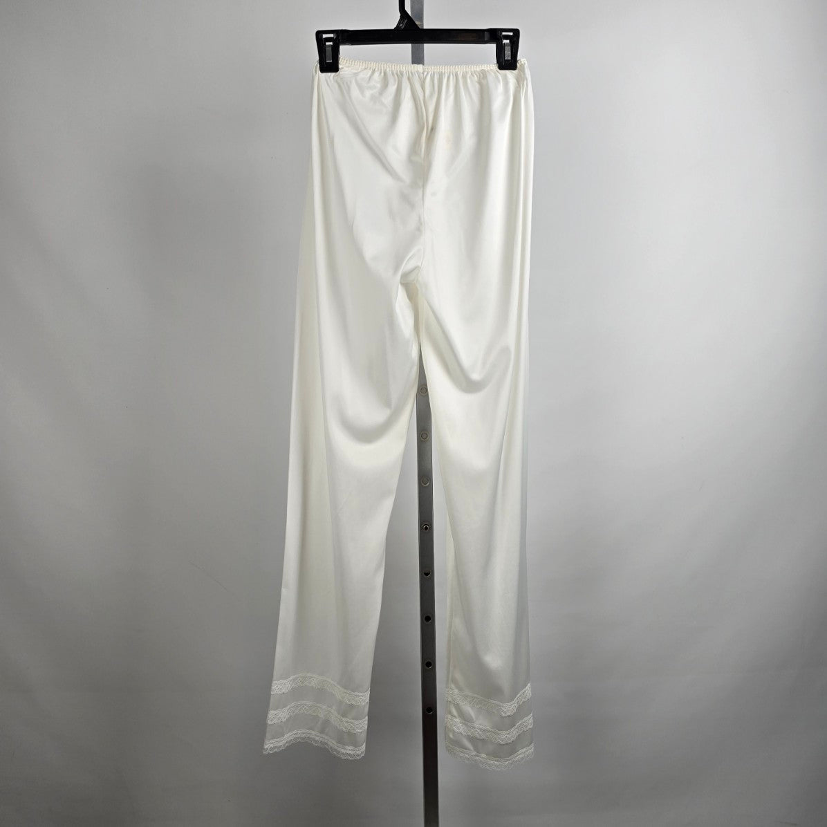 Vintage Sears White Lace Bottom Lingerie Pants Size S/M
