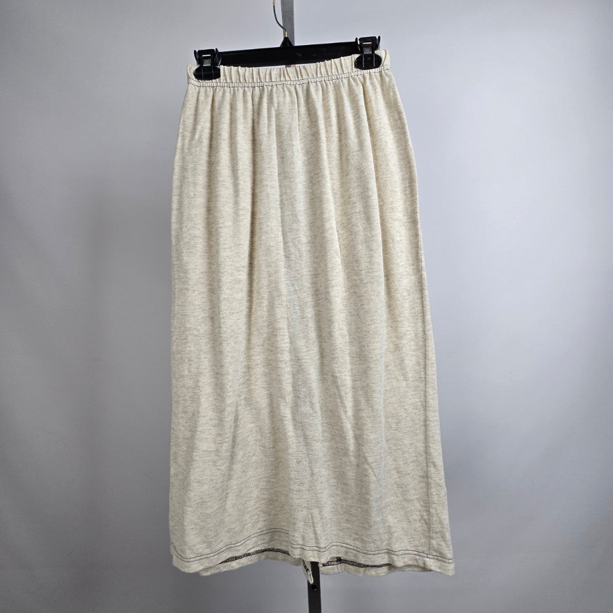 Vintage Jessie Cotton Cream Button Up Midi Skirt Size 10