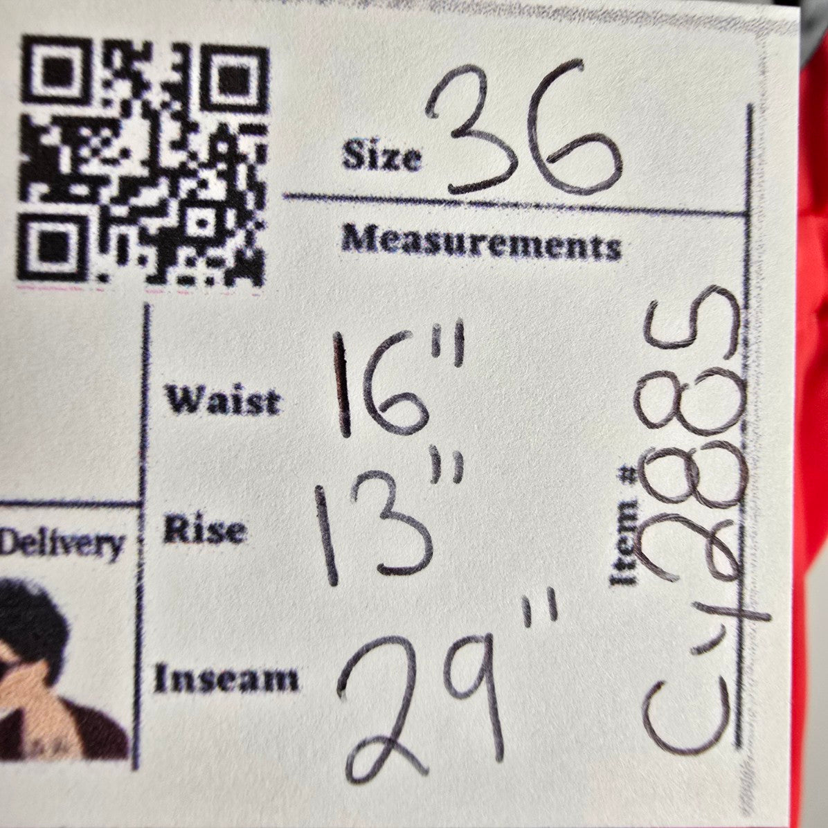 Mac Red Jogger Pants Size 36