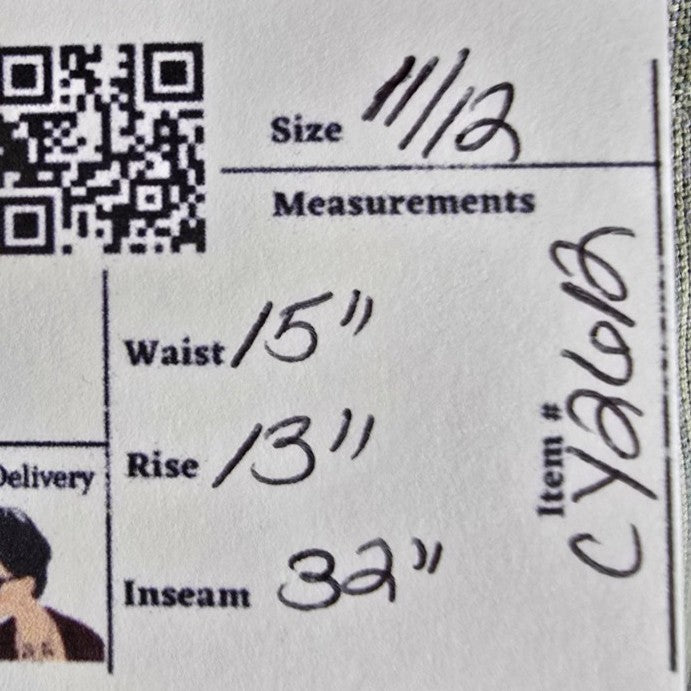 Vintage Northern Treasures Grey Trouser Pants Size 11/12