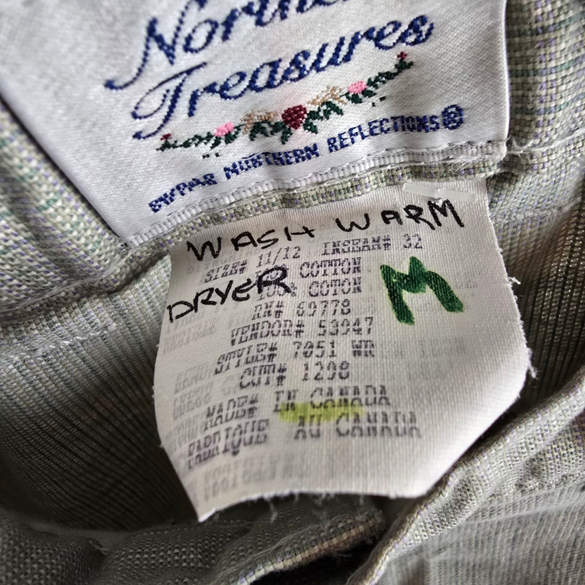 Vintage Northern Treasures Grey Trouser Pants Size 11/12