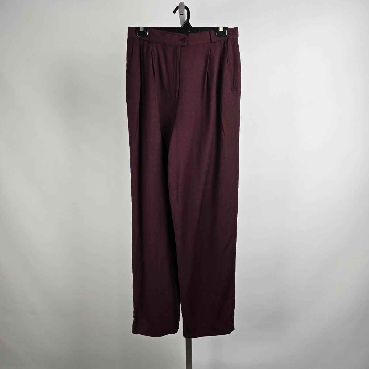 Vintage Jones Wear Burgundy Trouser Pants Size 12