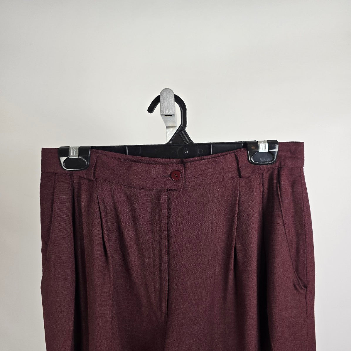 Vintage Jones Wear Burgundy Trouser Pants Size 12