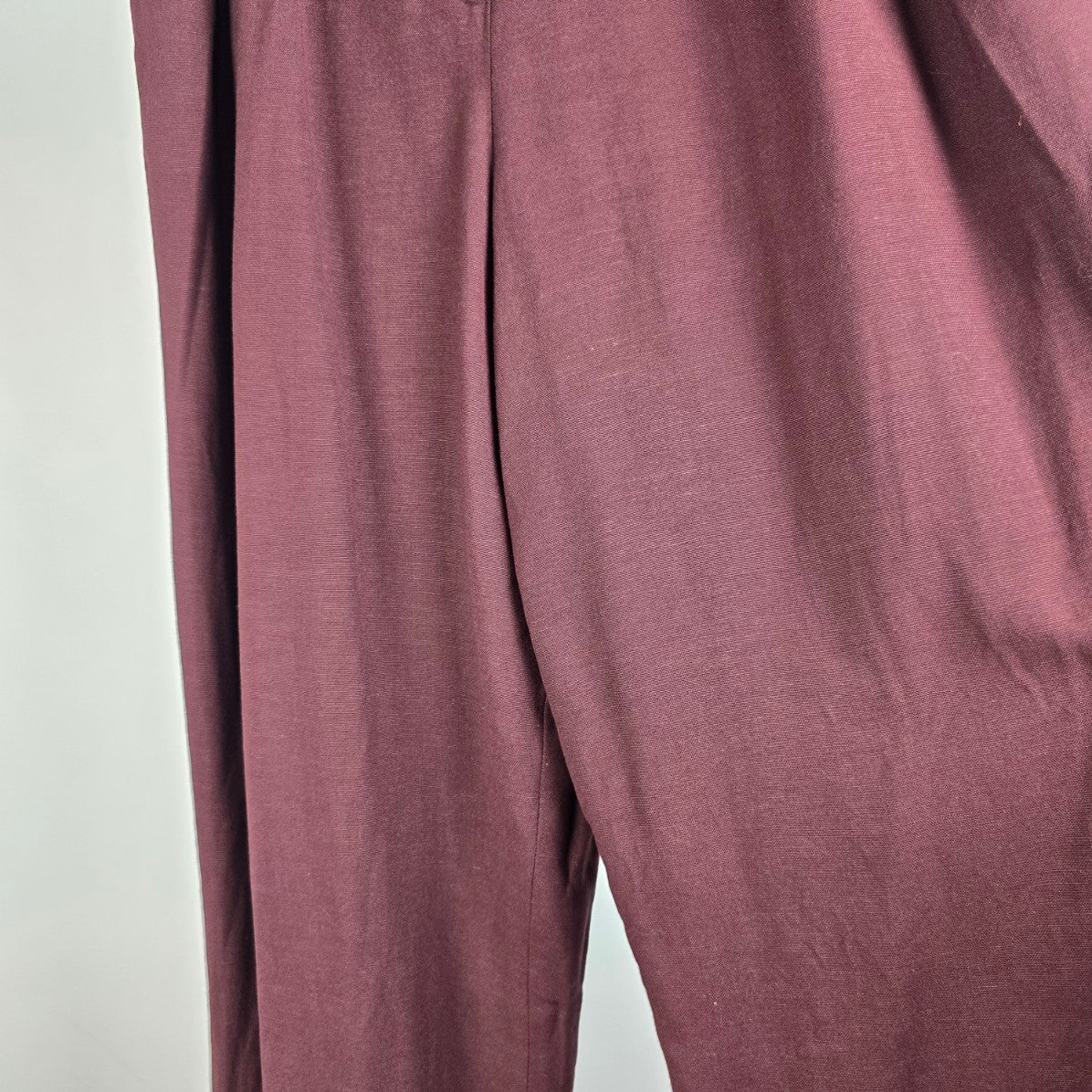 Vintage Jones Wear Burgundy Trouser Pants Size 12