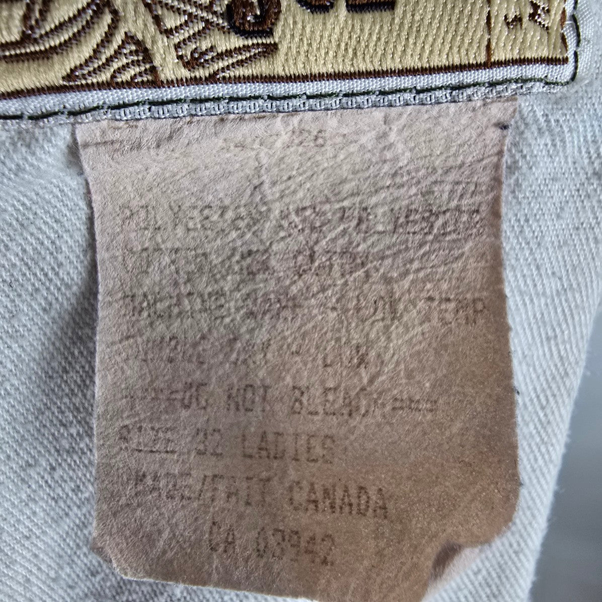 Vintage Alpine Joe Green Cotton Khaki Pants Size 32