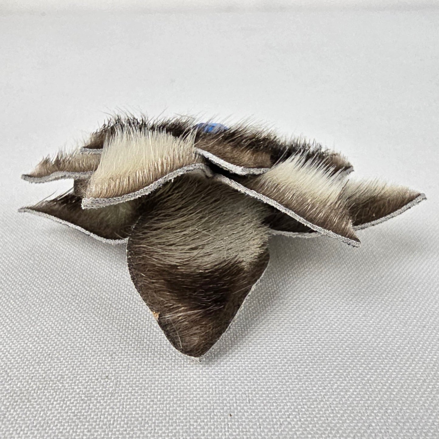 Handmade Fur Flower Brooch