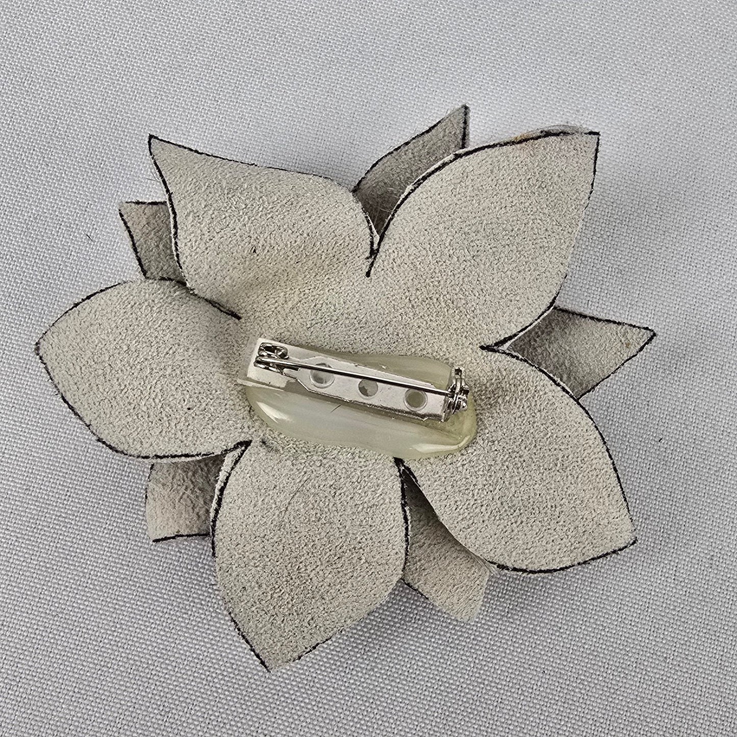 Handmade Fur Flower Brooch