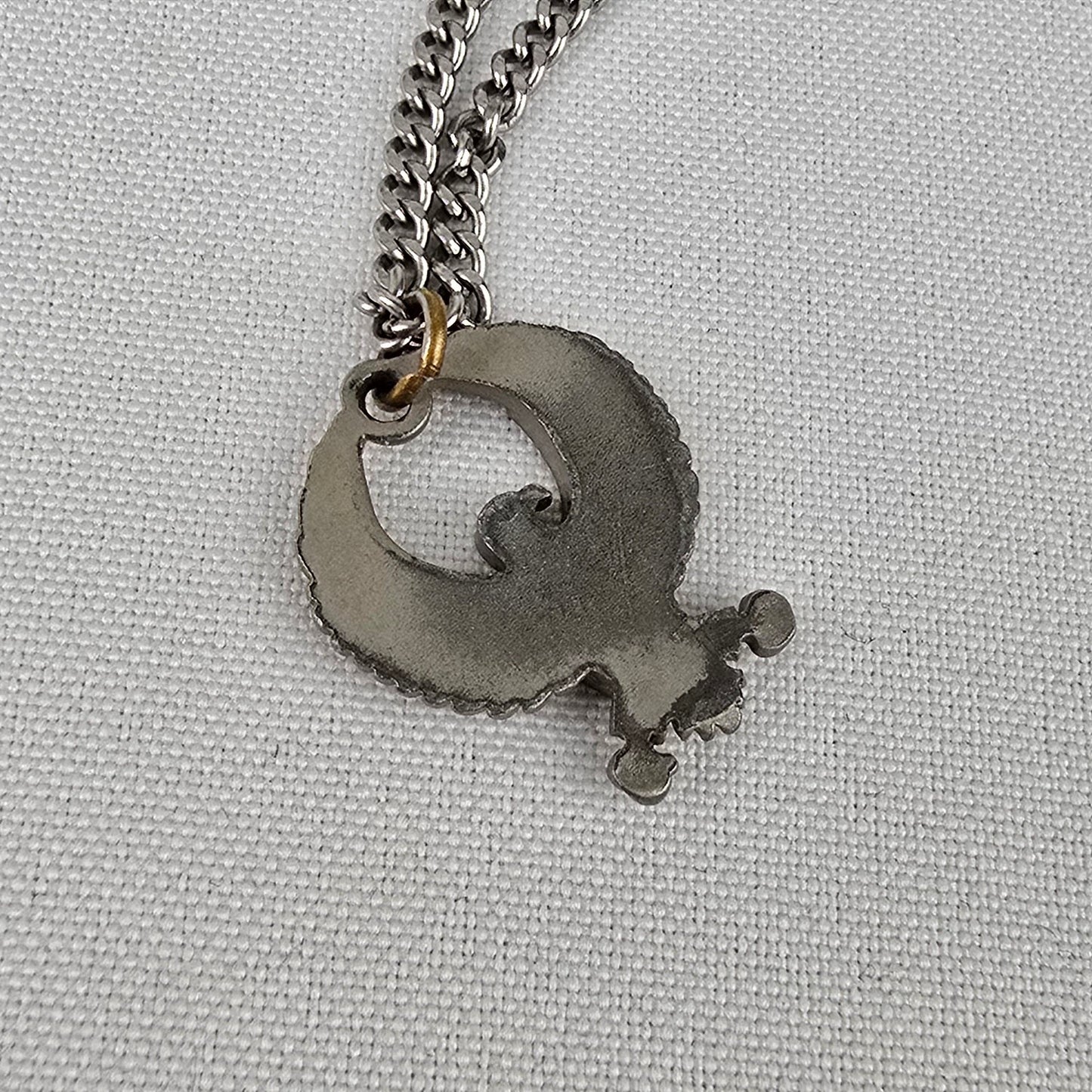 Vintage Amway Rising Phoenix Silver Necklace