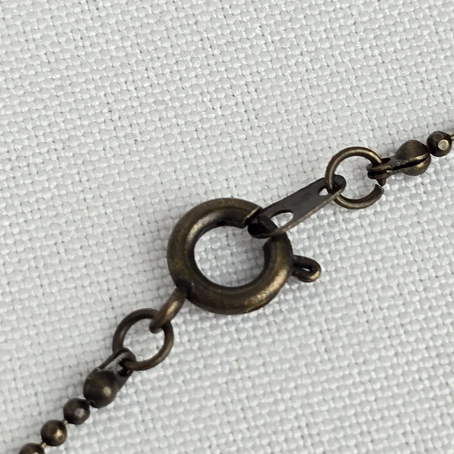 Vintage Gold Tone Potion Bottle Necklace