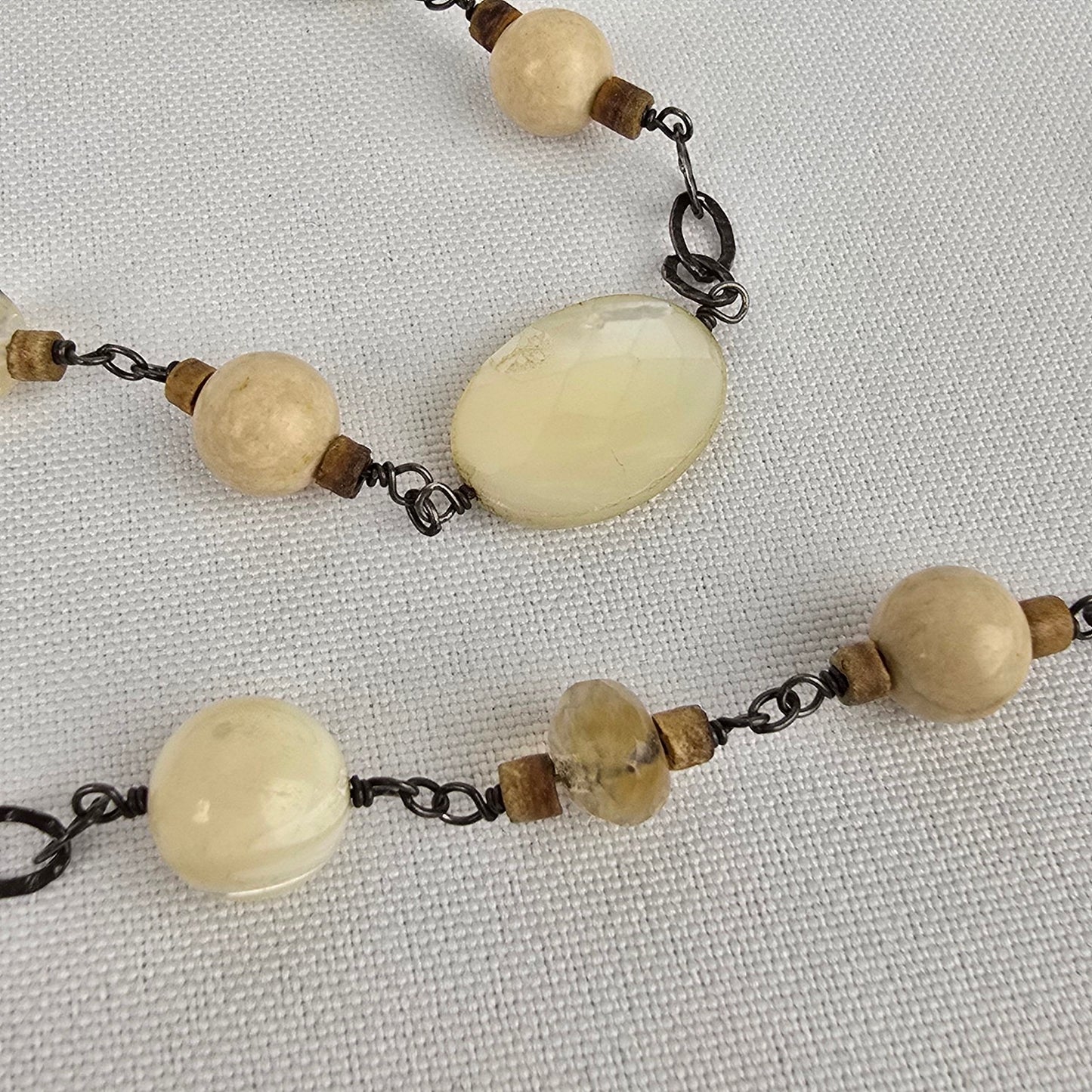 Silpada 925 Sterling Silver Mother of Pearl Quartz Necklace